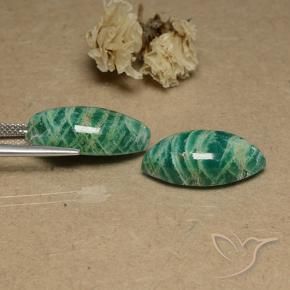 Shop natural 18.56ct ミディアムグリーン アマゾナイト gems, マーキーズ, from マダガスカル at GemSelect. In stock, global shipping!