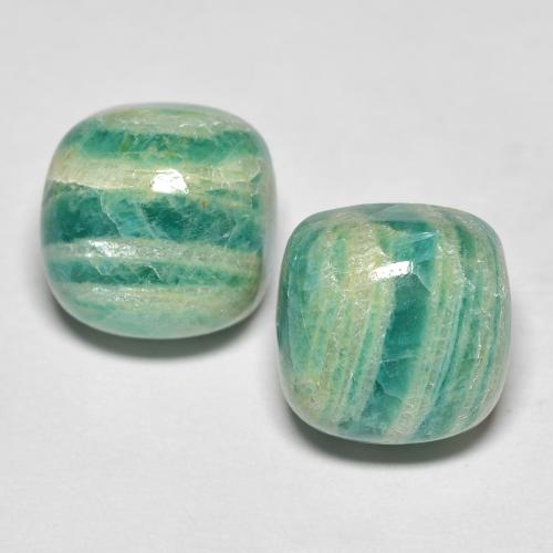 自然派の商品を探す 11.85ct ミディアムグリーン アマゾナイト 宝石, クッションカット, マダガスカル からGemSelectで. 在庫あり、世界各国へ発送!
