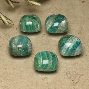 Shop natural 9.00ct クールグリーン アマゾナイト gems, クッション, from マダガスカル at GemSelect. In stock, global shipping!