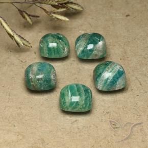 Shop natural 9.00ct クールグリーン アマゾナイト gems, クッション, from マダガスカル at GemSelect. In stock, global shipping!
