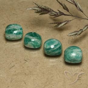Shop natural 7.14ct クールグリーン アマゾナイト gems, クッション, from マダガスカル at GemSelect. In stock, global shipping!