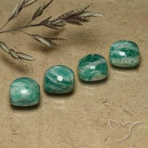 Shop natural 7.14ct クールグリーン アマゾナイト gems, クッション, from マダガスカル at GemSelect. In stock, global shipping!