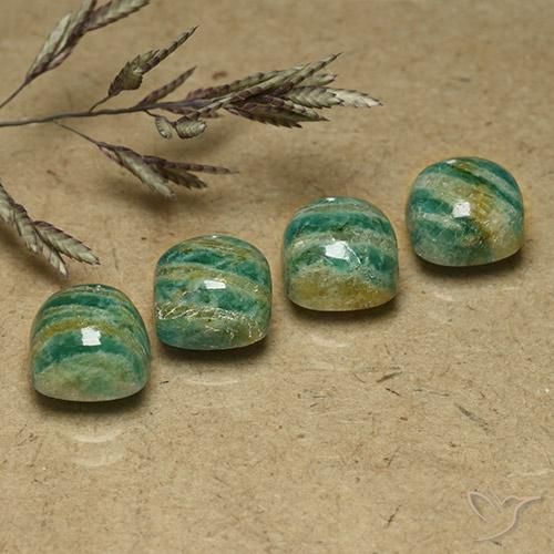 Shop natural 8.58ct ミディアムダークグリーン アマゾナイト gems, クッション, from マダガスカル at GemSelect. In stock, global shipping!