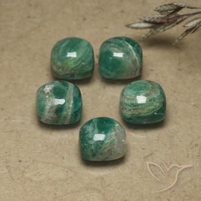 Shop natural 10.90ct クールグリーン アマゾナイト gems, クッション, from マダガスカル at GemSelect. In stock, global shipping!