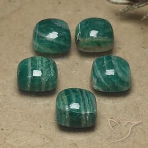 Shop natural 9.44ct クールグリーン アマゾナイト gems, クッション, from マダガスカル at GemSelect. In stock, global shipping!