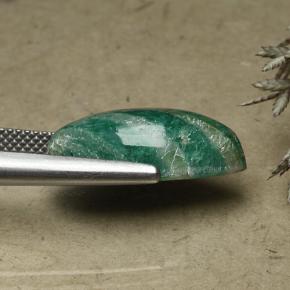 8.86カラットの天然クールグリーンアマゾナイト、マーキス、オペーク