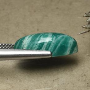 7.52カラットの天然パイングリーンアマゾナイト、マーキーズ、オペーク