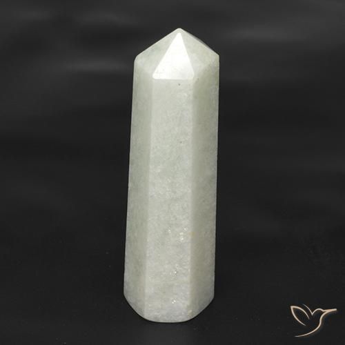22.77ct 天然 薄いグリーンホワイト アマゾナイト, ファンシー, 半透明