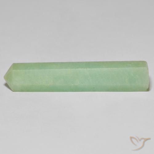 27.45ct 天然 薄いイエローグリーン アマゾナイト, ファンシー, オペーク