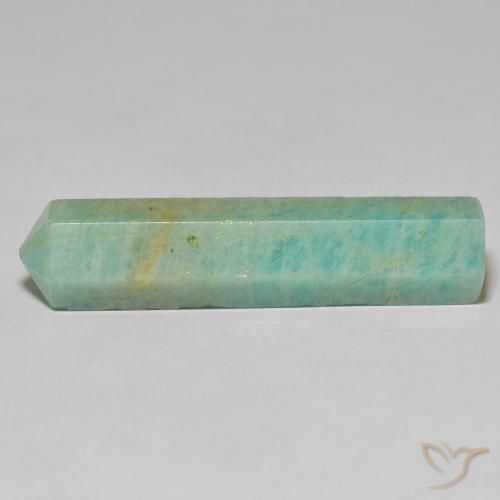 29.23ct 天然 薄いモスグリーン アマゾナイト, ファンシー, オペーク