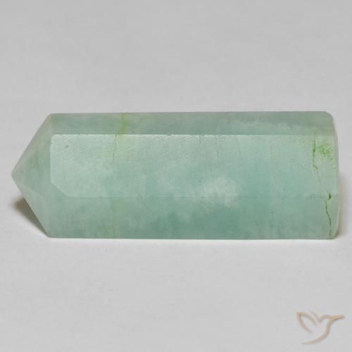 22.16ct 天然 薄いモスグリーン アマゾナイト, ファンシー, オペーク