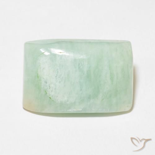29.25ct 天然 ライトグリーン アマゾナイト, クッション, オペーク
