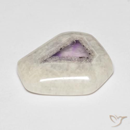 11.54ct 天然 マルチカラー アメジストジオードスライス, ファンシー, 透明
