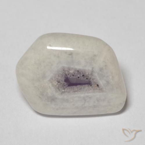 6.34ct 天然 マルチカラー アメジストジオードスライス, ファンシー, 透明