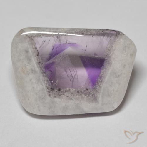 18.52ct 天然 マルチカラー アメジストジオードスライス, ファンシー, 透明
