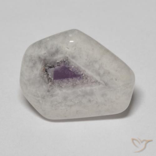 6.74ct 天然 マルチカラー アメジストジオードスライス, ファンシー, 透明