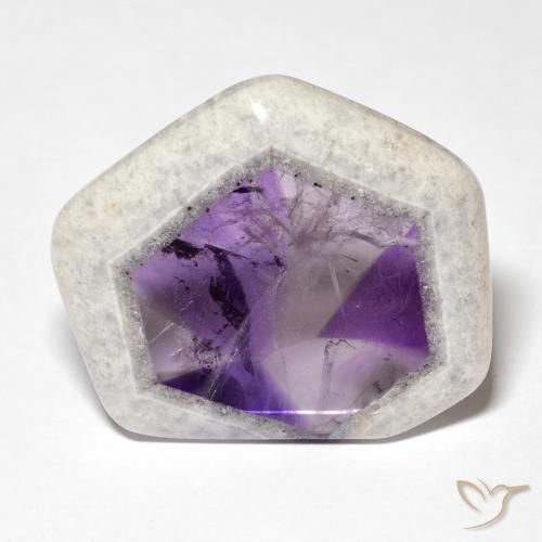 41.52ct 天然 マルチカラー アメジストジオードスライス, ファンシー, 透明