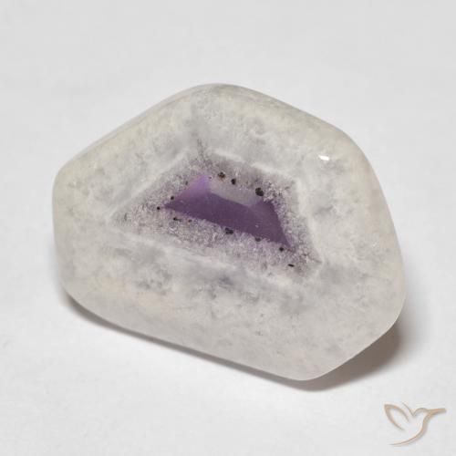 9.16ct 天然 マルチカラー アメジストジオードスライス, ファンシー, 透明