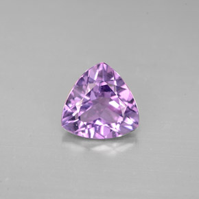 1.49カラットの天然バイオレットアメジスト（8.1×8.1 mm・トリリアント）