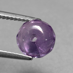 2.47カラットの天然バイオレットアメジスト（8.2×8.1 mm・透明）