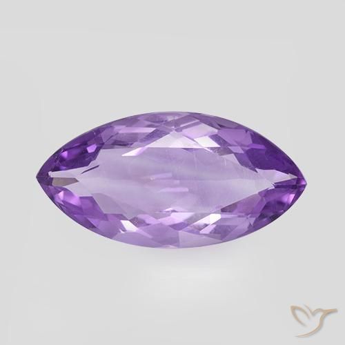 5.35ct 天然 ディープバイオレット アメジスト, マーキーズ, VVS-VS