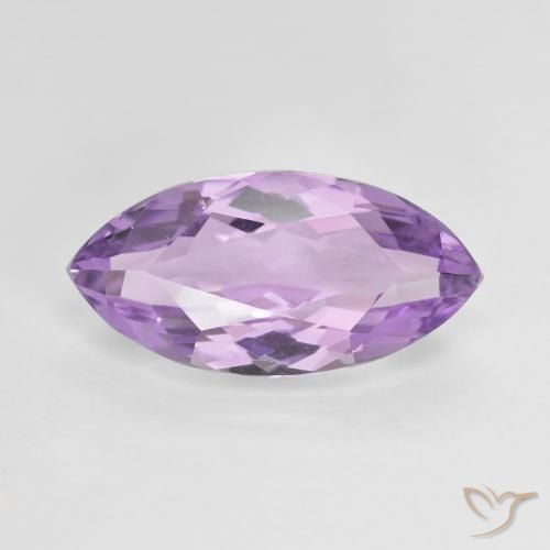 5.48ct 天然 ミディアムバイオレット アメジスト, マーキーズ, VS