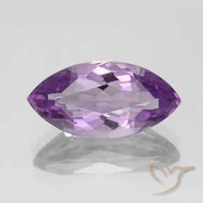 4.57ct 天然 パープルがかったバイオレット アメジスト, マーキーズ, VVS-VS