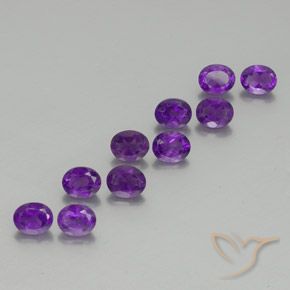 Shop natural 3.83ct 鮮やかなバイオレット アメジスト gems, 楕円形, from ブラジル at GemSelect. In stock, global shipping!