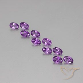 Shop natural 3.90ct 濃いパープルがかったバイオレット アメジスト gems, 楕円形, from ブラジル at GemSelect. In stock, global shipping!