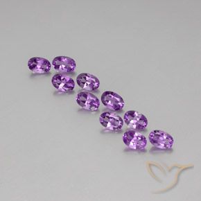 Shop natural 4.07ct 濃いパープルがかったバイオレット アメジスト gems, 楕円形, from ブラジル at GemSelect. In stock, global shipping!
