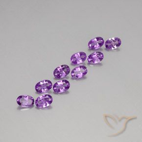 Shop natural 3.77ct 濃いパープルがかったバイオレット アメジスト gems, 楕円形, from ブラジル at GemSelect. In stock, global shipping!
