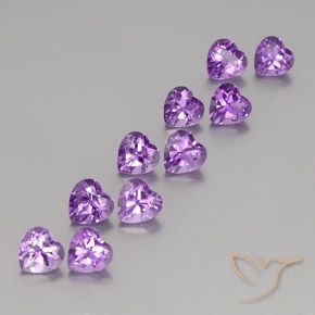 Shop natural 7.36ct パープルがかったバイオレット アメジスト gems, 心臓, from ブラジル at GemSelect. In stock, global shipping!