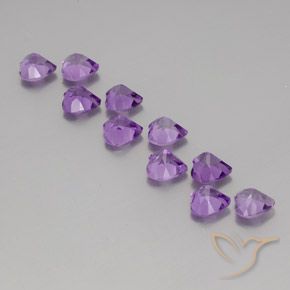 Shop natural 7.36ct パープルがかったバイオレット アメジスト gems, 心臓, from ブラジル at GemSelect. In stock, global shipping!