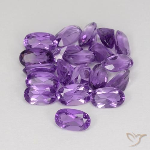 Shop natural 4.25ct ミディアムバイオレット アメジスト gems, 楕円形, from ブラジル at GemSelect. In stock, global shipping!