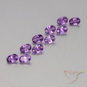 Shop natural 3.99ct ミディアムパープルがかったバイオレット アメジスト gems, 楕円形, from ブラジル at GemSelect. In stock, global shipping!