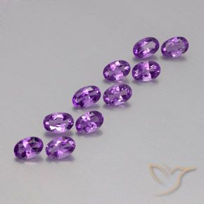 Shop natural 4.00ct ミディアムパープルがかったバイオレット アメジスト gems, 楕円形, from ブラジル at GemSelect. In stock, global shipping!