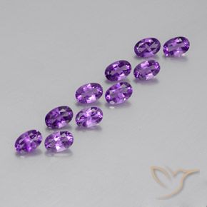 Shop natural 4.24ct ミディアムパープルがかったバイオレット アメジスト gems, 楕円形, from ブラジル at GemSelect. In stock, global shipping!