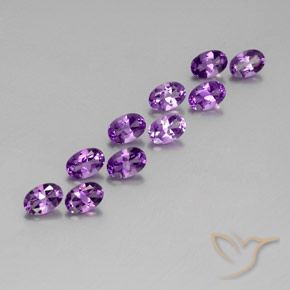 Shop natural 4.01ct ミディアムダークパープルがかったバイオレット アメジスト gems, 楕円形, from ブラジル at GemSelect. In stock, global shipping!