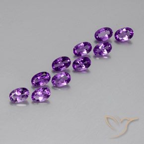Shop natural 4.12ct ミディアムダークパープルがかったバイオレット アメジスト gems, 楕円形, from ブラジル at GemSelect. In stock, global shipping!