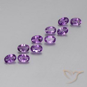 Shop natural 4.34ct ミディアムダークパープルがかったバイオレット アメジスト gems, 楕円形, from ブラジル at GemSelect. In stock, global shipping!