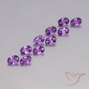 Shop natural 3.91ct ディープピンクがかったバイオレット アメジスト gems, 楕円形, from ブラジル at GemSelect. In stock, global shipping!