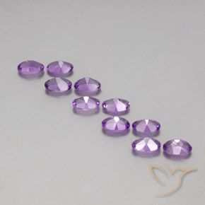 Shop natural 3.89ct ミディアムダークパープルがかったバイオレット アメジスト gems, 楕円形, from ブラジル at GemSelect. In stock, global shipping!