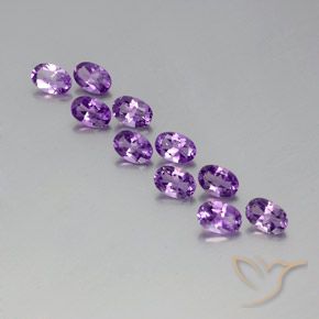 Shop natural 3.81ct 濃いパープルがかったバイオレット アメジスト gems, 楕円形, from ブラジル at GemSelect. In stock, global shipping!