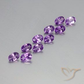 Shop natural 3.81ct 濃いパープルがかったバイオレット アメジスト gems, 楕円形, from ブラジル at GemSelect. In stock, global shipping!