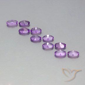 Shop natural 3.81ct 濃いパープルがかったバイオレット アメジスト gems, 楕円形, from ブラジル at GemSelect. In stock, global shipping!