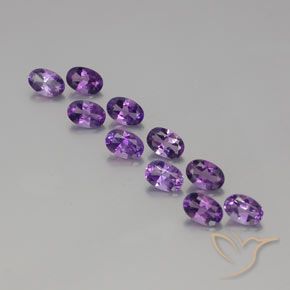 Shop natural 4.10ct 濃いパープルがかったバイオレット アメジスト gems, 楕円形, from ブラジル at GemSelect. In stock, global shipping!