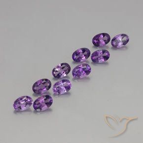 Shop natural 4.10ct 濃いパープルがかったバイオレット アメジスト gems, 楕円形, from ブラジル at GemSelect. In stock, global shipping!