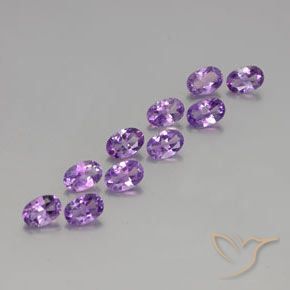 Shop natural 3.91ct ミディアムパープルがかったバイオレット アメジスト gems, 楕円形, from ブラジル at GemSelect. In stock, global shipping!