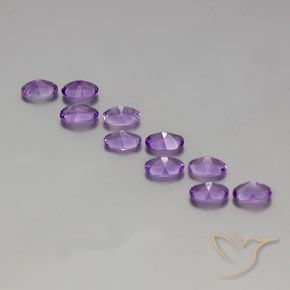 Shop natural 3.91ct ミディアムパープルがかったバイオレット アメジスト gems, 楕円形, from ブラジル at GemSelect. In stock, global shipping!