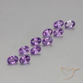 Shop natural 3.75ct ミディアムパープルがかったバイオレット アメジスト gems, 楕円形, from ブラジル at GemSelect. In stock, global shipping!